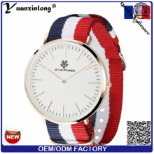Yxl-492 Mode Unisex Military Style Nylon Nato Strap Uhr Quarz-Armbanduhr Einfache Design Männer Frauen Uhren